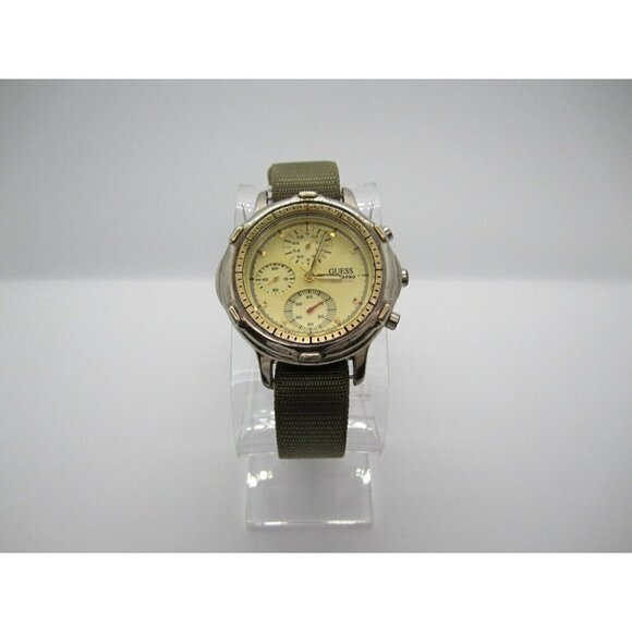 Men's Guess 50m WaterPro Chrono Analog 43mm Dial Watch (D503) - Picture 5 of 11